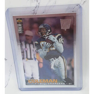 1995 Collector's Choice Platinum Player's Club #315 Andre Coleman Chargers